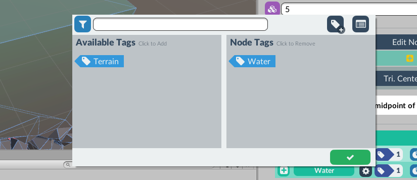 Water node tags
